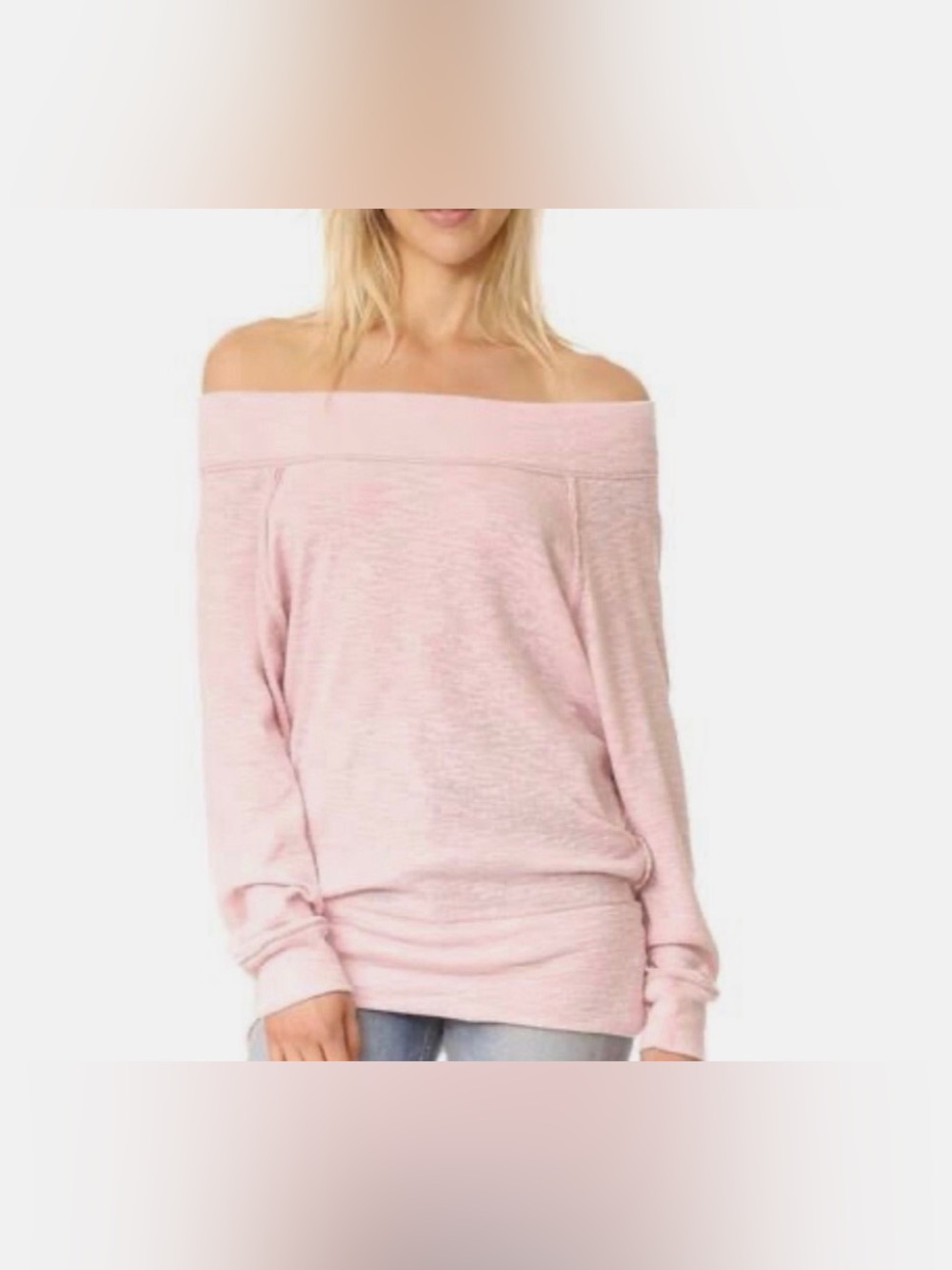 We The Free Palisades Off-the-Shoulder Knit Top in XS